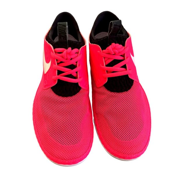 Nike Solarsoft Moccasin Running Shoes US 9 EUR 42.5 Pink Flash Mesh 555301-618 - Picture 3 of 10